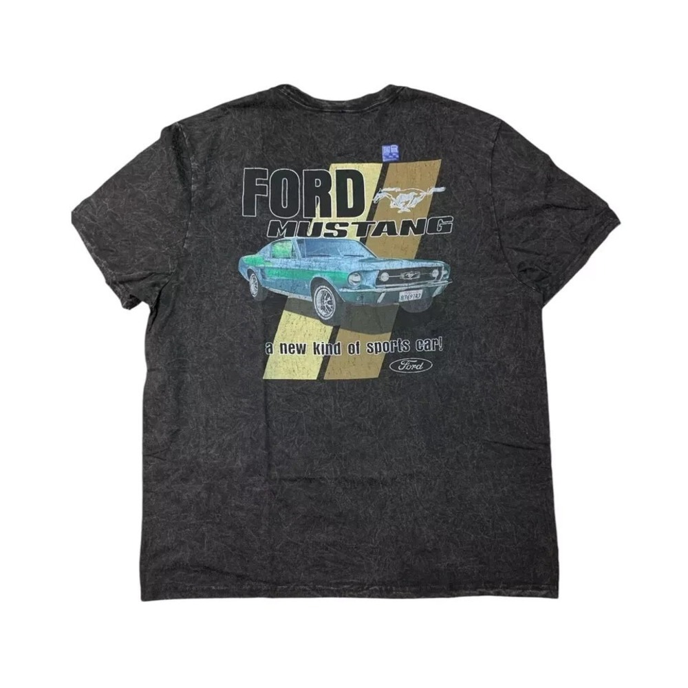 NWT Licensed Men's Front and Back Graphic Moto Short Sleeve T-Shirt Grey XXL